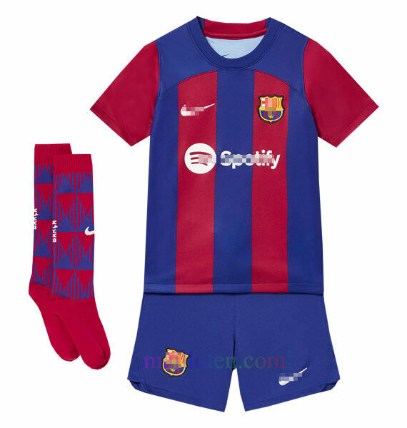 Barcelona Home Kit Kids 2023/24