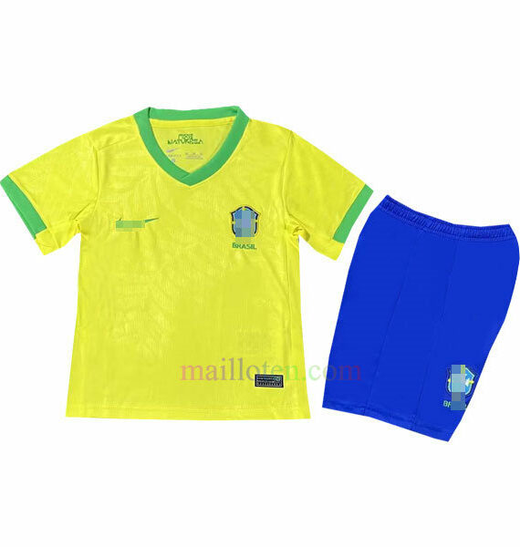 Brazil Home Kit Kids 2023 | Mailloten.com
