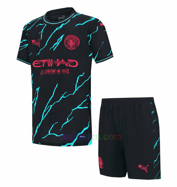 Manchester City Third Kit Kids 2023/24