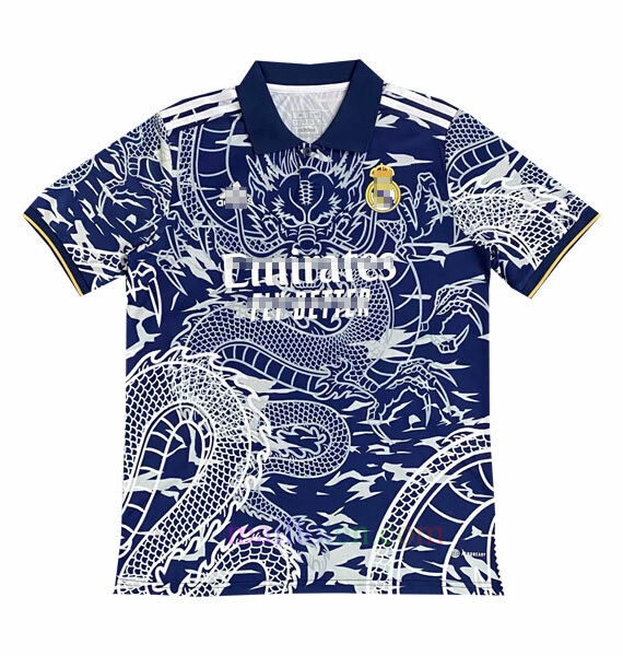 Real Madrid Chinese Dragon Blue Jersey 2023/24