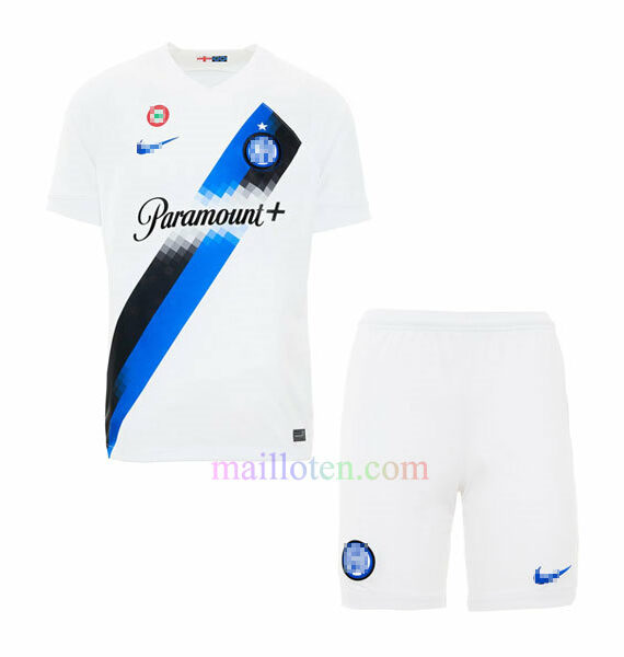 Inter Milan Away Kit Kids 2023/24 | Mailloten.com