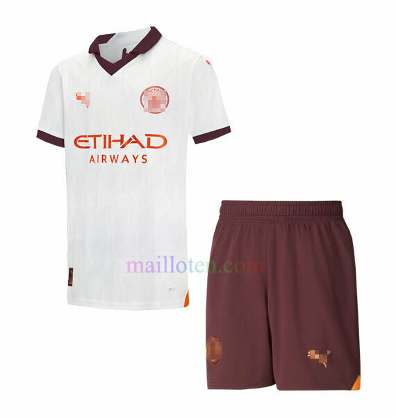 Manchester City Away Kit Kids 2023/24 | Mailloten.com
