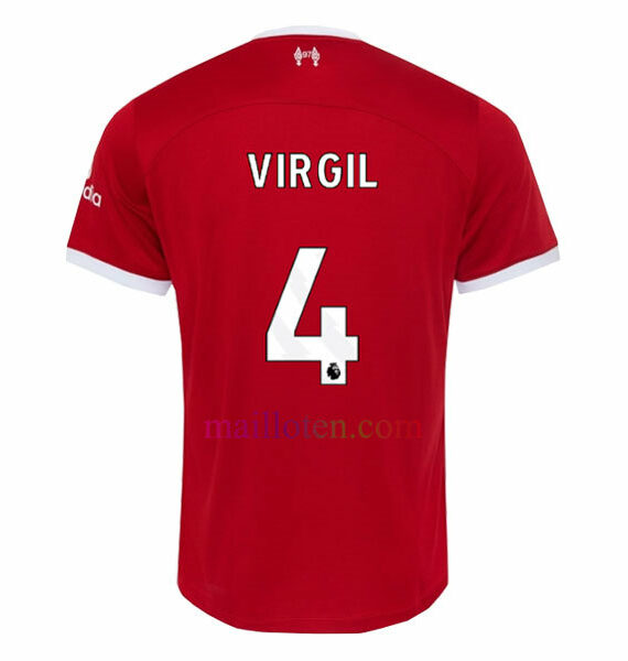 #4 VIRGIL Liverpool Home Jersey 2023/24