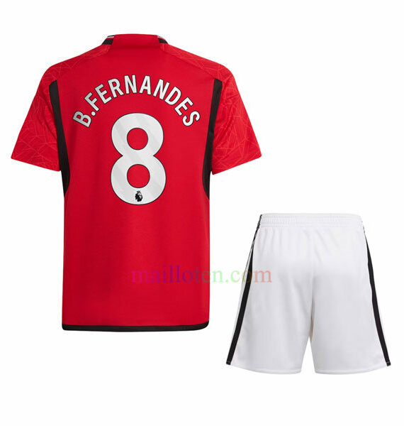 #8 B.FERNANDES Manchester United Home Kit Kids 2023/24