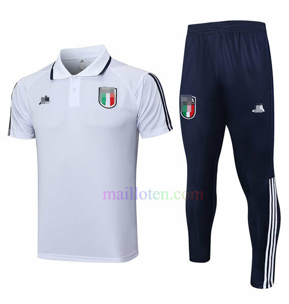 Italy Polo Kit 2023/24 White