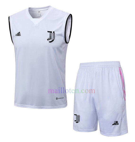 Juventus Sleeveless Training Kits 2023/24 White
