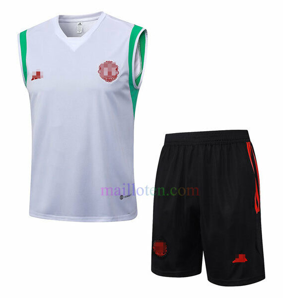 Manchester United Sleeveless Training Kits 2023/24 White