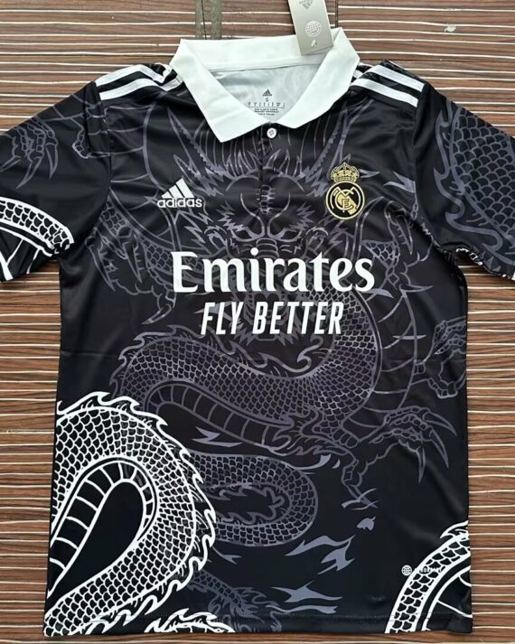 Real Madrid Chinese Dragon Black Jersey 2023/24