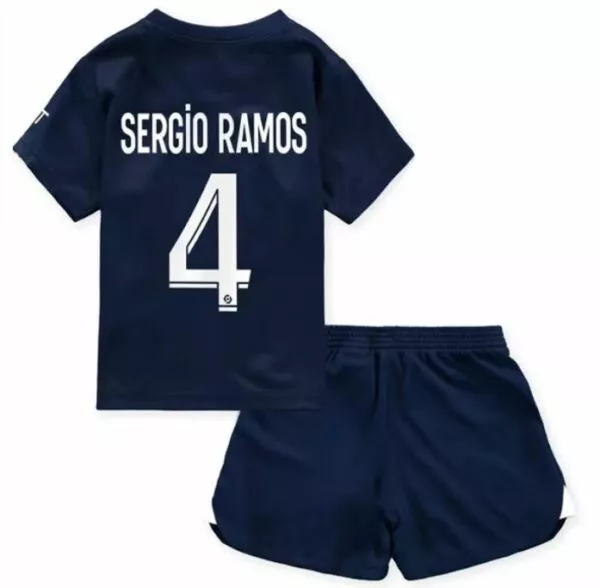 #4 Sergio Ramos PSG Home Kit Kids 2022/23