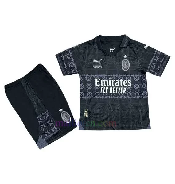 AC Milan Fourth Kit Kids 2023/24 Black