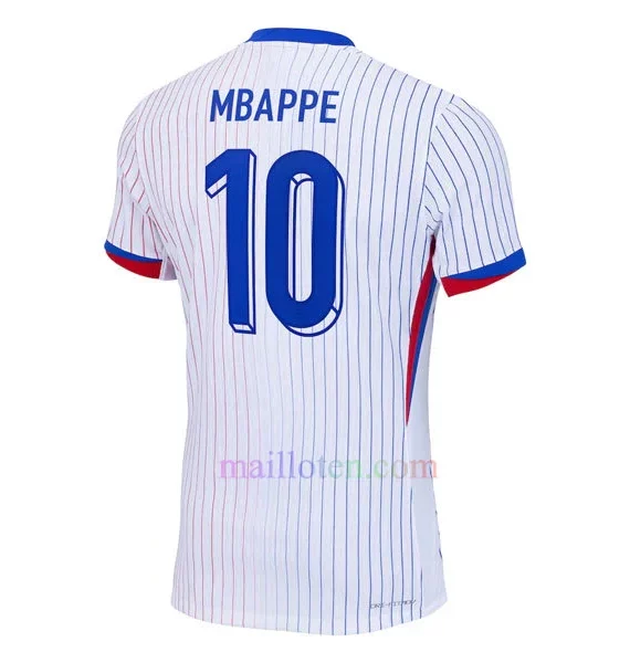 #10 Kylian Mbappé France Away Jersey 2024 Player Version