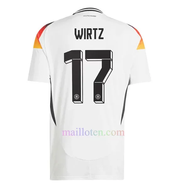 #17 Florian Wirtz Germany Home Jersey 2024