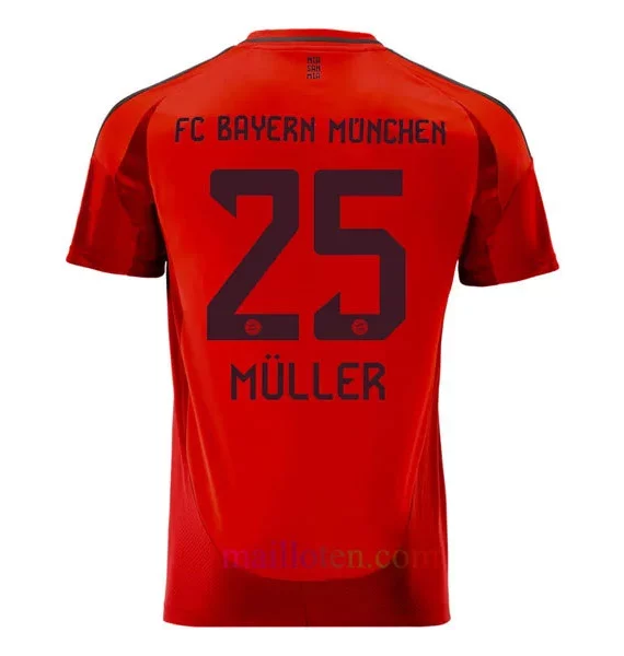 #25 MULLER Bayern Munich Home Jersey 2024/25