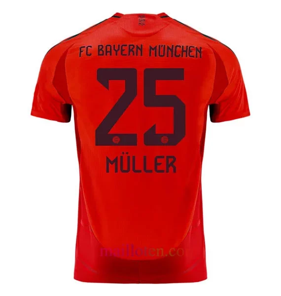 #25 MULLER Bayern Munich Home Jersey 2024/25 Player Version