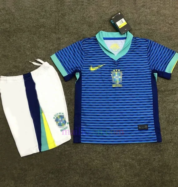 Brazil Away Kit Kids 2024