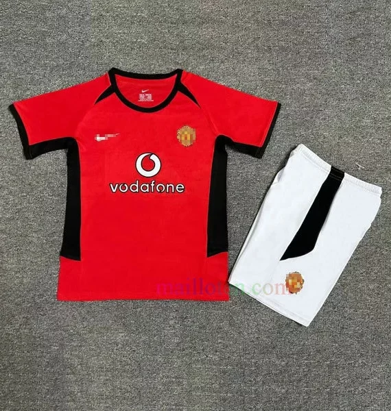 Manchester United Home Kit Kids 2002/04
