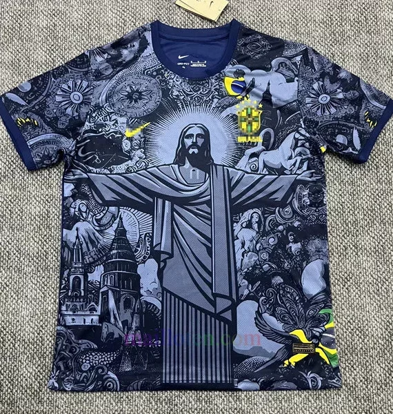 Brazil Special Jesus Jersey 2024 Blue