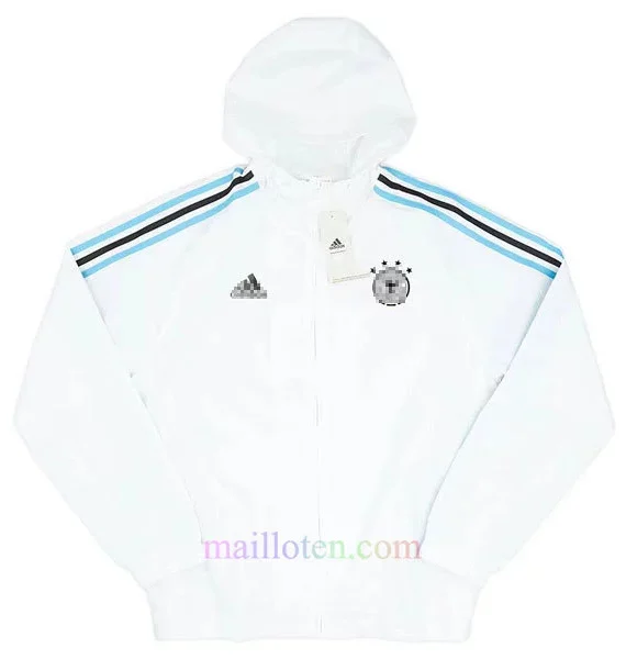 Germany Blue Stripe Windrunner 2024 White