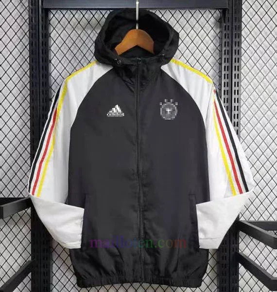 Germany Color Stripe Windrunner 2024 Black-White