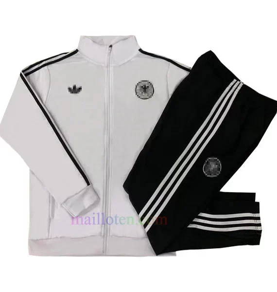 Germany Tracksuit 2024 White Full Zip