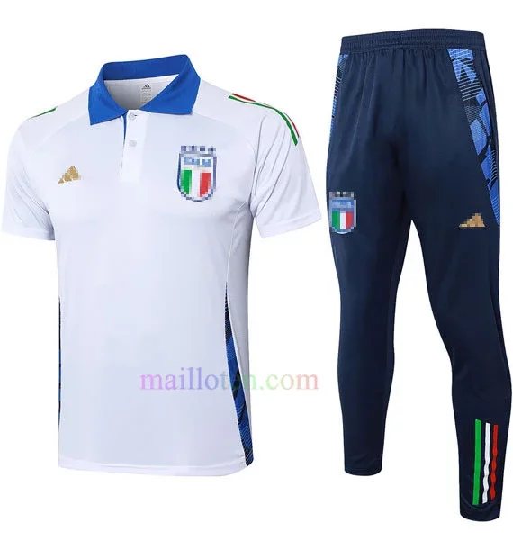 Italy Polo Kit 2024 White