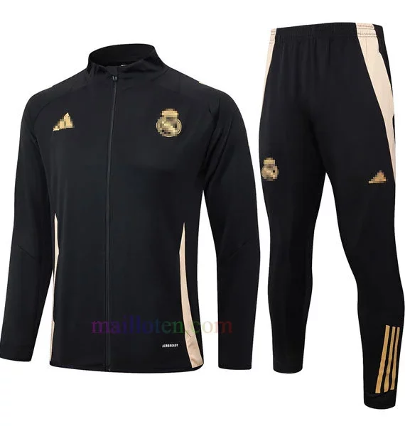 Real Madrid Tracksuit 2024/25 Full Zip Black