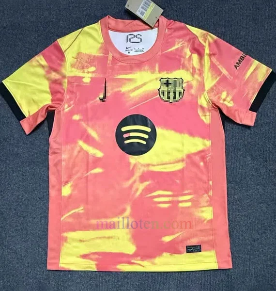 Barcelona Training Jersey 2025/26 Red-Yellow Barcelona Training Jersey 2025/26 Red-Yellow