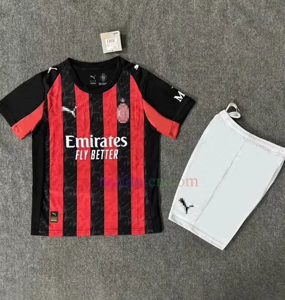 AC Milan Home Kit Kids 2025/26