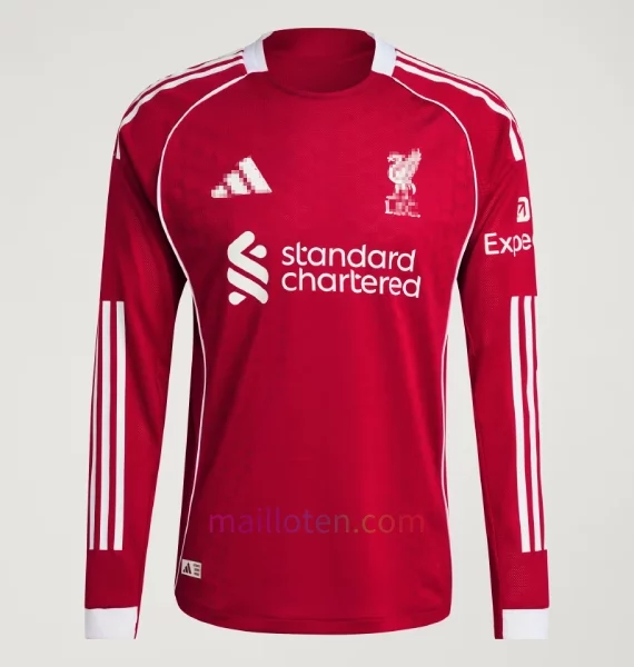 Liverpool Home Jersey 2025/26 Full Sleeves
