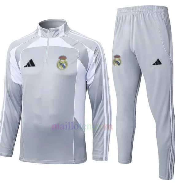 Real Madrid Strike Drill Kit 2025/26 Gray-White Real Madrid Strike Drill Kit 2025/26 Gray-White